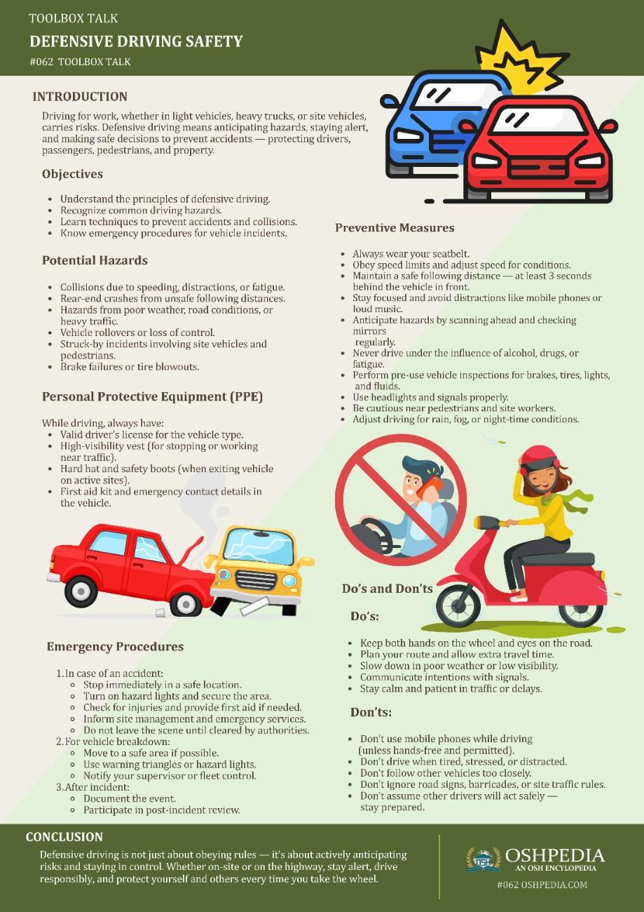 Defensive Driving Safety -oshpedia.com